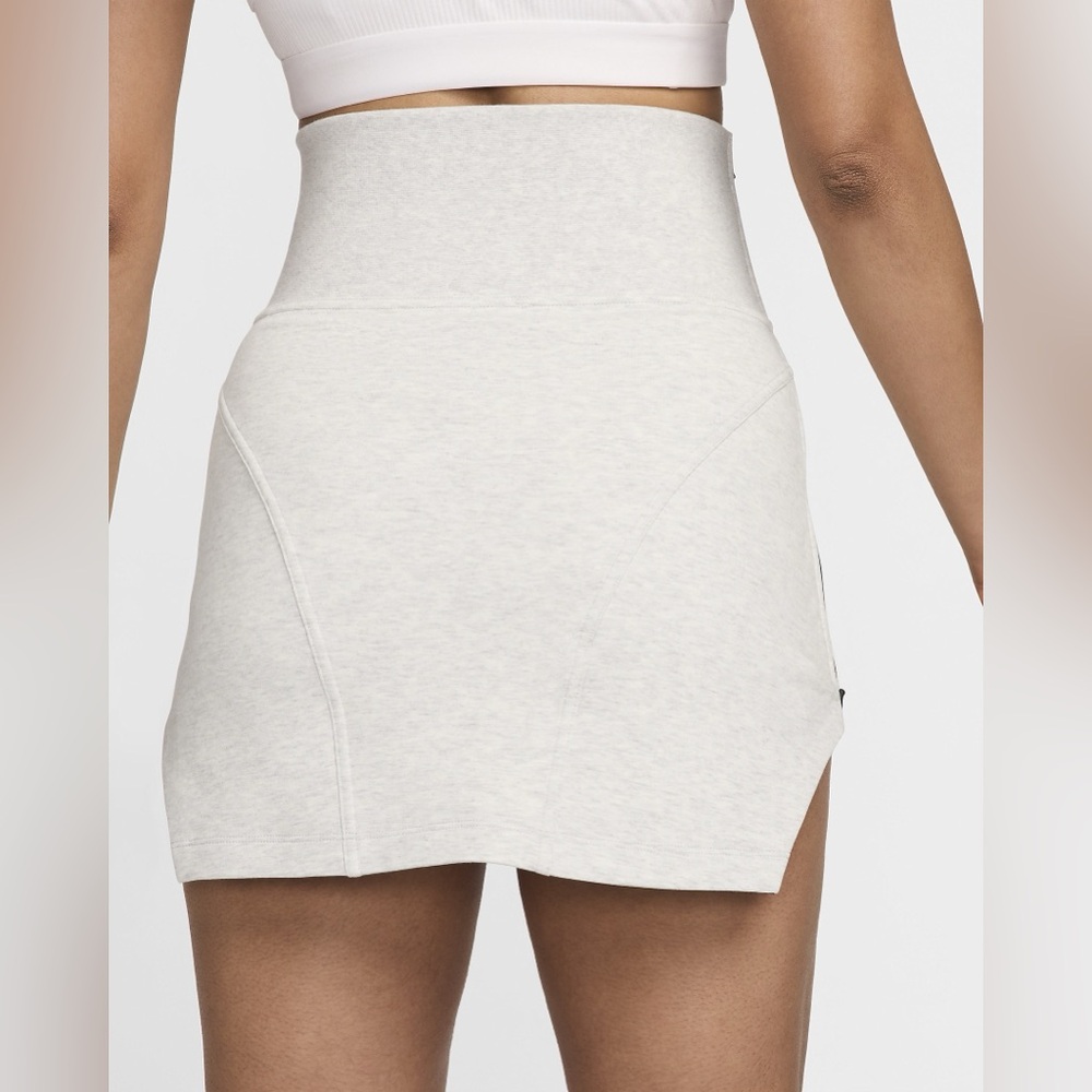 Nike [M] Sportswear Tech Fleece Women's High-Waisted Mini Skirt - Picture 2 of 6